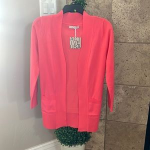 Beautiful coral cardigan
